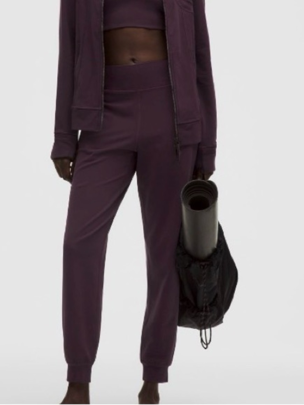 Lululemon High-Rise Jogger in Black Plum